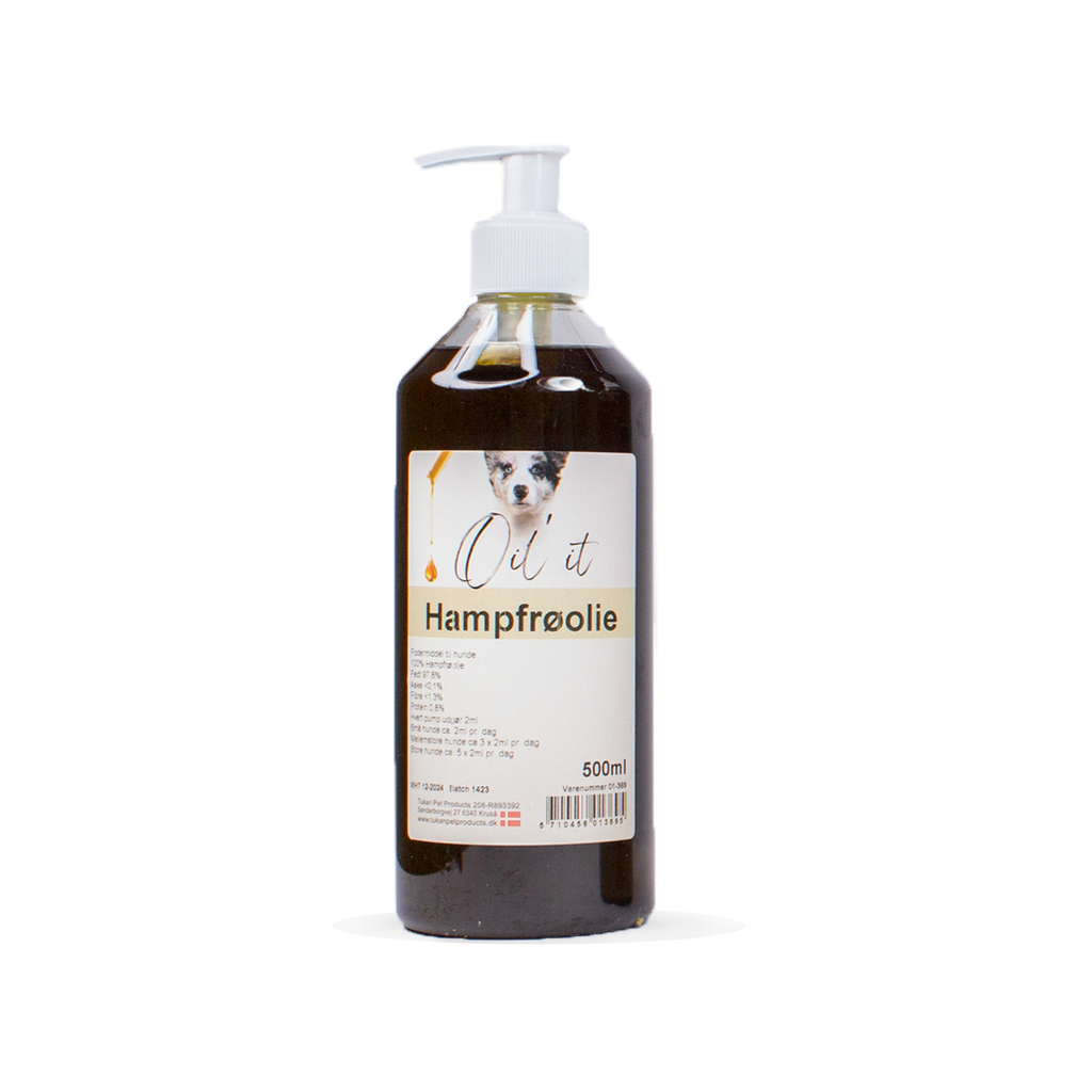 Oil'it Hampfrøolie 500ml